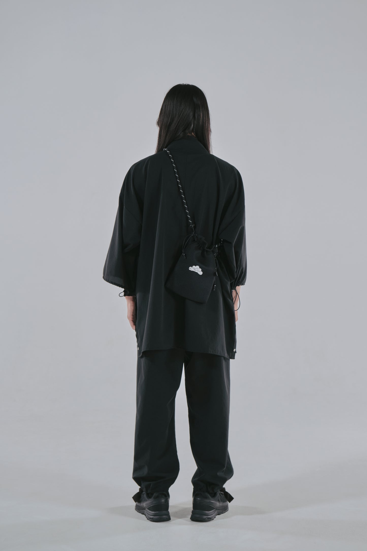 巾着M Kinchaku pouch / Black