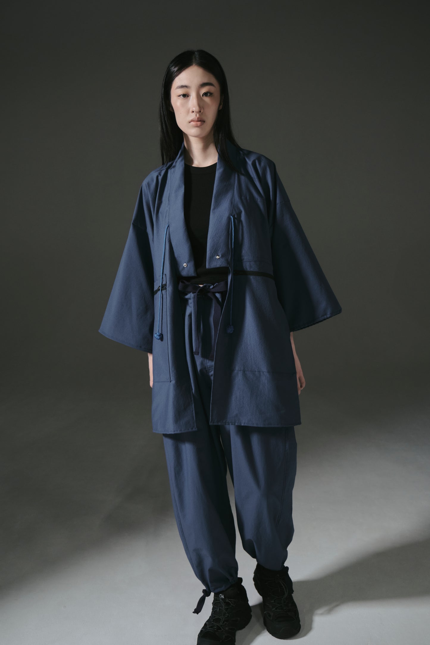 法被 Happi Jacket & Pants SET Blue