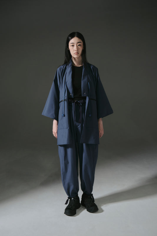法被 Happi Jacket & Pants SET Blue