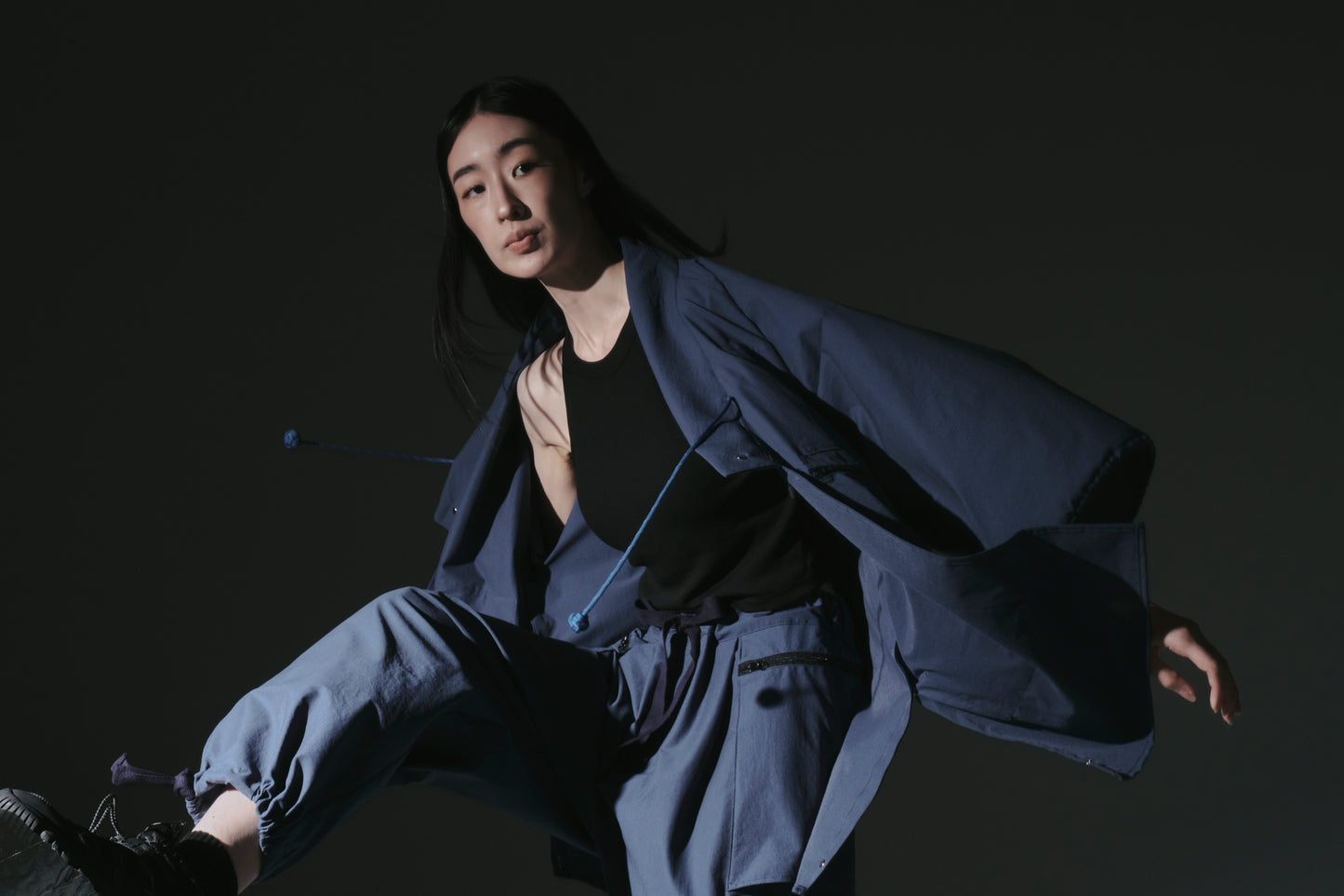 法被 Happi Jacket & Pants SET Blue