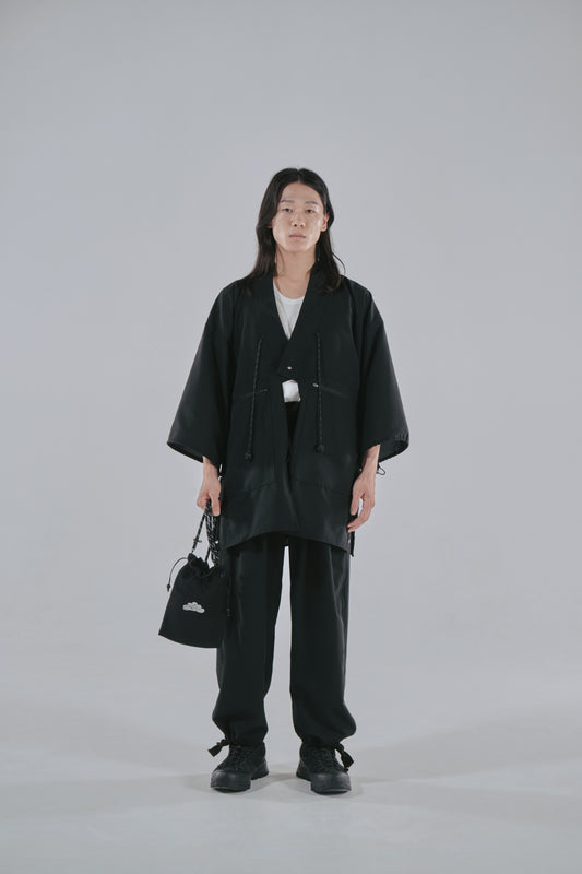 法被 Happi Jacket & Pants SET Black