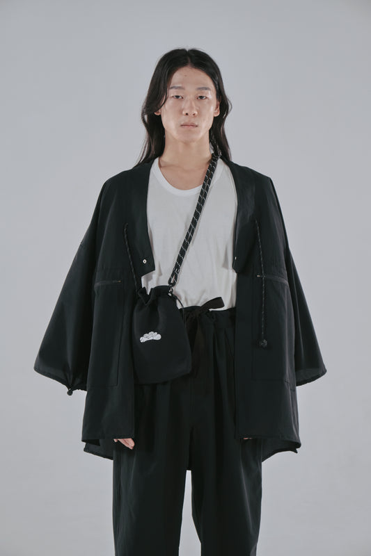 巾着M Kinchaku pouch / Black
